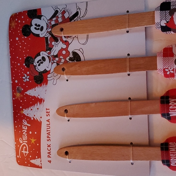 DISNEY Mickey Mouse Spatula 5 Set Christmas Gingerbread House Pot Holder - Picture 13 of 16